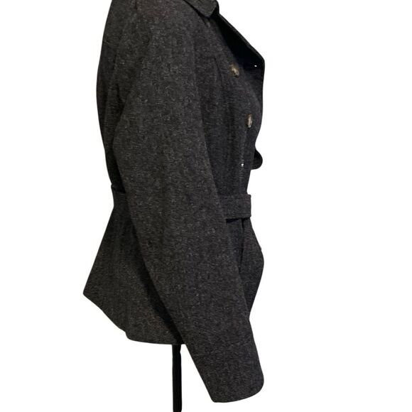 J. Peterman Women’s Wool Double Breasted Pea Coat - Picture 5 of 9